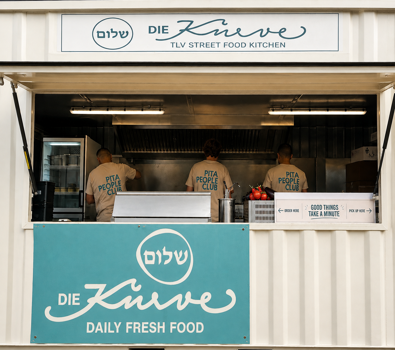 Die Kurve Foodtruck mit Team