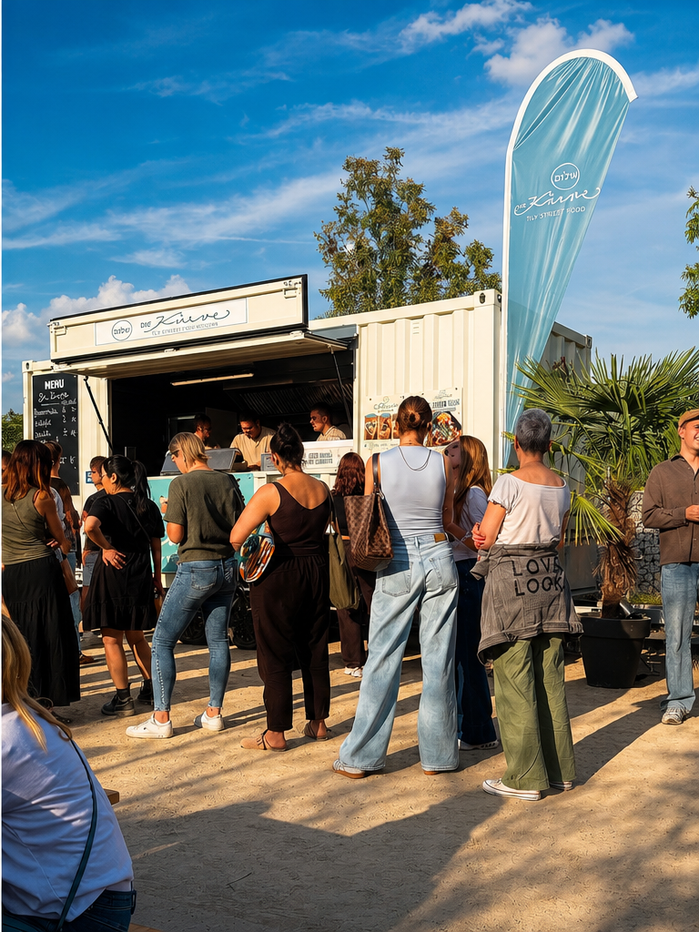 Die Kurve Foodtruck bei einem Event